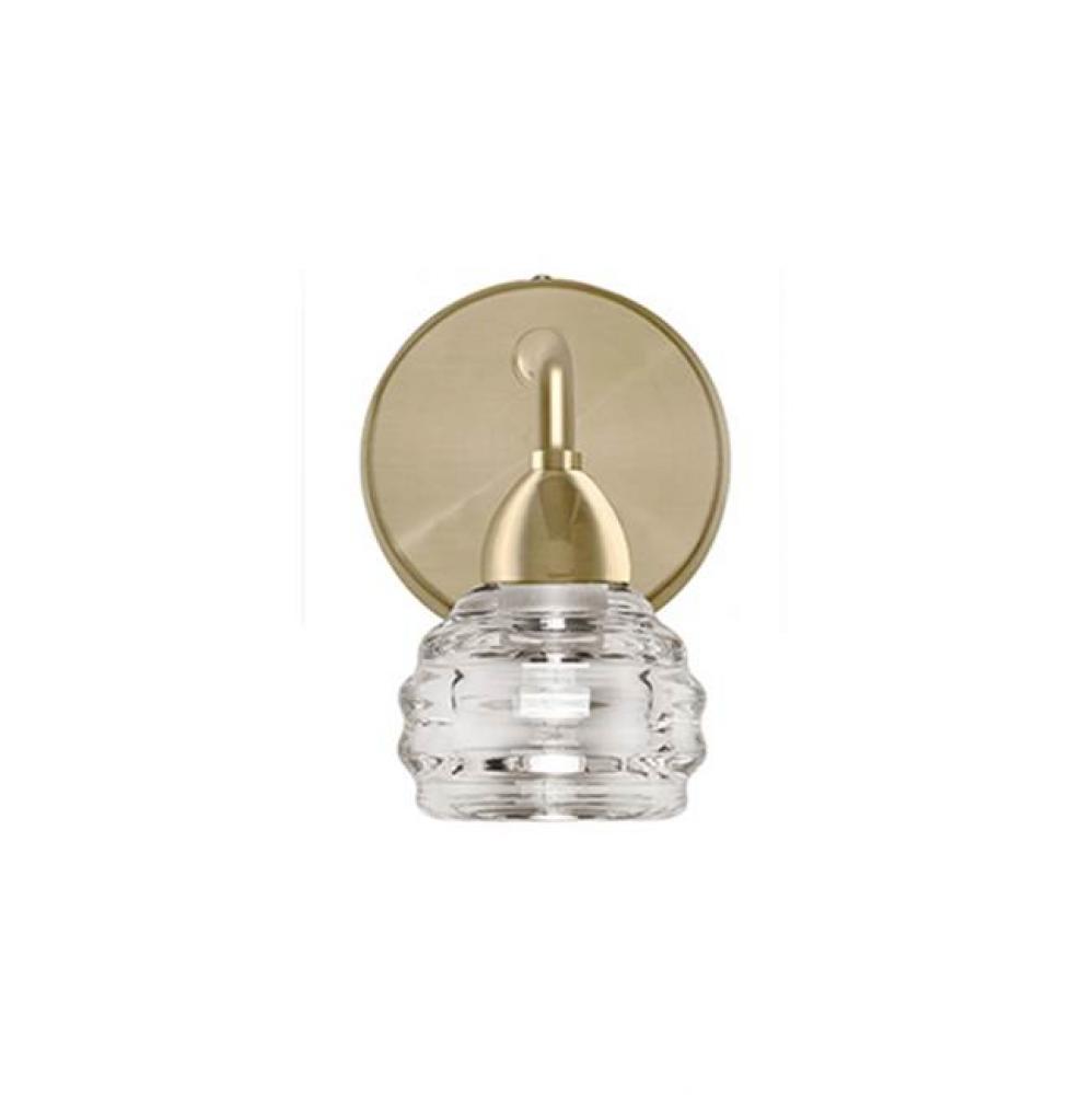 Classic But Modern Led Single Light Vanity With Elegant Cannikin Which Omits The Light