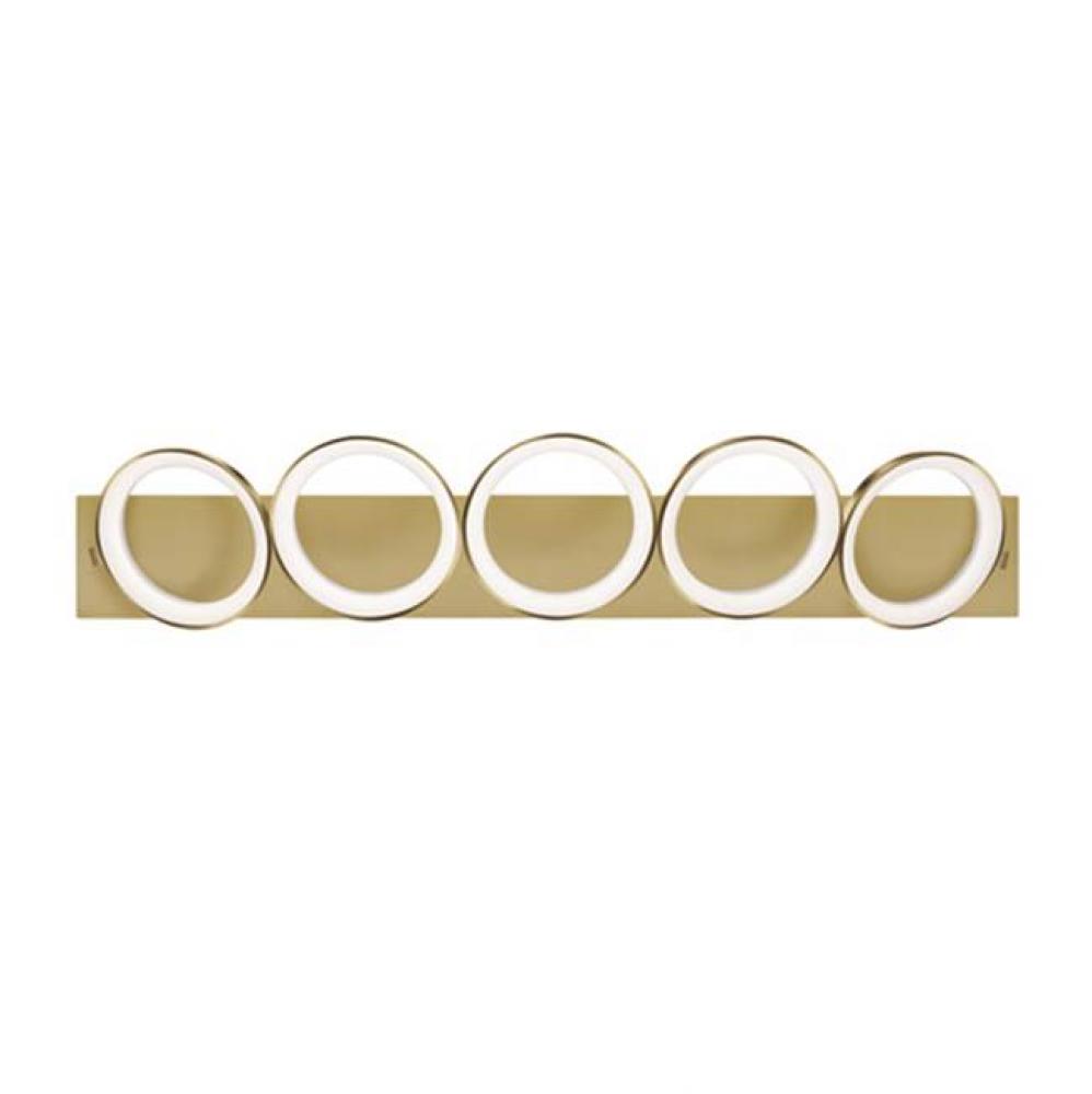 Diecast Aluminum Rings With Translucent Acrylic DiffusersMetallic Brushed Finish Or Matte