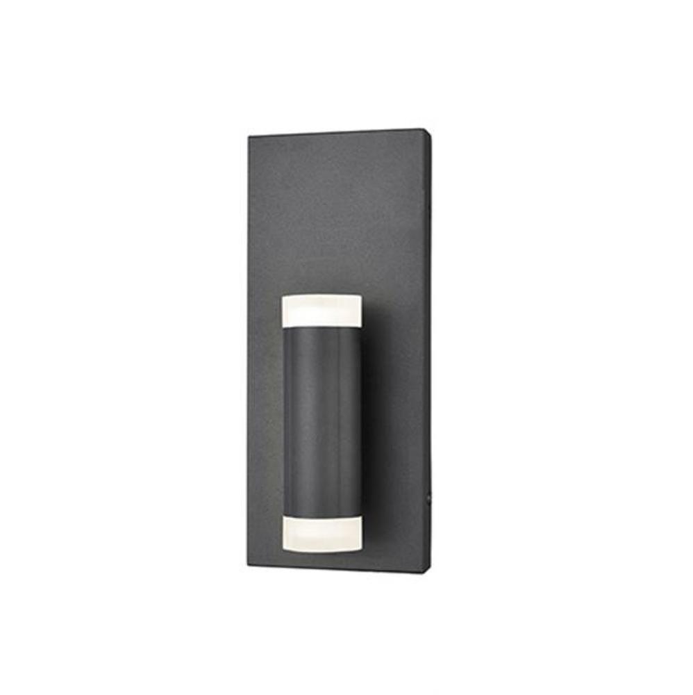 Extruded Aluminum Quatrefoil Lamps On Rectangular Wall MountFinely Textured Powder-Coat Or Plated