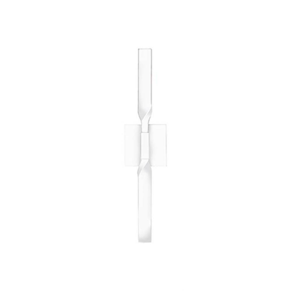 The Hand-Polished Steel Wall Sconce Is Held To The Wall By A Small Square Plate. A Simple Twist