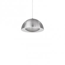 Kuzco 401141BN-LED - Single Lamp Led Pendant With Brushed Nickel Dome Shade Available In Three Different