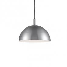 Kuzco 492324-BN/BK - Single Lamp Pendant WithAluminum Dome ShadeShowcasing Powder-Coated OrPlated Finishes With Metal
