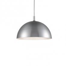 Kuzco 492332-BN/BK - Single Lamp Pendant WithAluminum Dome ShadeShowcasing Powder-Coated OrPlated Finishes With Metal