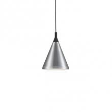 Kuzco 492710-BN/BK - Single Lamp Pendant With ConicalAluminum Shade With FinePowder-Coated Or Plated FinishesWith