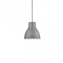 Kuzco 494213-GY - Single Lamp Pendant With TaperedAluminum Shade ShowcasingPowder-Coated Finishes. ExteriorShade