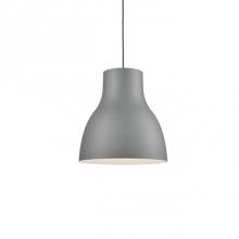 Kuzco 494224-GY - Single Lamp Pendant With TaperedAluminum Shade ShowcasingPowder-Coated Finishes. ExteriorShade