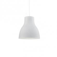 Kuzco 494224-WH - Single Lamp Pendant With TaperedAluminum Shade ShowcasingPowder-Coated Finishes. ExteriorShade
