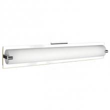 Kuzco 601001CH-LED - Single Lamp Wall Sconce With White Opal Glass Cylinder, Metal Details Available In Chrome