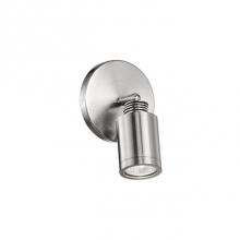 Kuzco 88291BN - Single Lamp Monopoint Fixture With Heavy Gauge Casting Steel Head And Frosted Glass