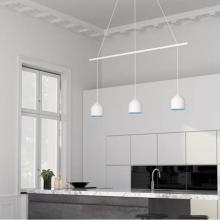 Kuzco CNL3AC-GH - The Marquee Transforms Single Pendants Into A Choreographed Statement Piece. Simple Forms Combine