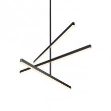 Kuzco CH10345-BK - The Linear Lights Can Be Configured At Different Heights And Angles To Create Distinct Sculptural