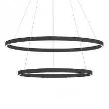 Kuzco CH86232-BK - Extruded And Rolled Loops With Rectangular ProfileDual Flush Polymeric Diffuser Sets Per