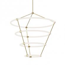 Kuzco CH99433-NB - Multi-Tiered Extruded Aluminum Frame With Rigid Frosted Acrylic