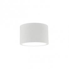 Kuzco EC19408-WH - Extruded Aluminum Cylinders With Cast RetainingRings And MountsExterior Surface Mount Or Pendant