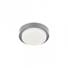 Kuzco EC44505-GY - Circular Cast Aluminum Body And FrameLightly Textured Powder-Coat FinishRound Opal Polymeric