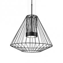 Kuzco EP68420-BK - Ep68420 - Power-Coated Steel Wire-Form Construction With A Convex Glass Lens. Available In Black