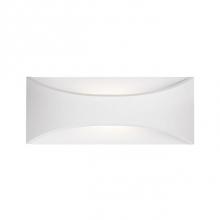 Kuzco EW3612-WH - High Powered Led Exterior Single Light Wall Mount Fixture, With Stylish Relaxed Arch Design And