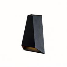 Kuzco EW62604-BK - Architectural Exterior Wall Sconce, Die-Cast Aluminum Body With Tempered Glass Cover. Larger