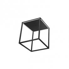 Kuzco FM34424-BK - Square Profile Linear Aluminum FrameInset Opal Polymeric DiffusersFinely Textured Plate Or