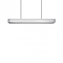 Kuzco LP14554-WH - The Black Or White Organza Shade That Covers The Concealed Aluminum And Steel Chassis Gives Depth