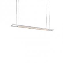 Kuzco LP20448-BN - Square Profile Linear Aluminum FrameFinely Textured Plate Or Powder-Coat FinishEdge-Lit Acrylic