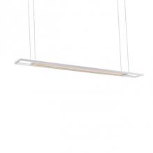 Kuzco LP20460-BN - Square Profile Linear Aluminum FrameFinely Textured Plate Or Powder-Coat FinishEdge-Lit Acrylic