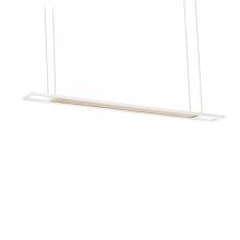 Kuzco LP20460-WH - Square Profile Linear Aluminum FrameFinely Textured Plate Or Powder-Coat FinishEdge-Lit Acrylic