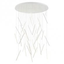 Kuzco MP14850-WH - The Primary Component Of The Chute Series Is A Slim Round Rod Illuminated Along The Entirety Of