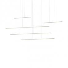 Kuzco MP14960-WH - Extruded Circular Aluminum Horizontal Lamp RodsFlexible Silicon Rubber DiffusersLightly Textured