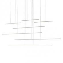 Kuzco MP14970-WH - Extruded Circular Aluminum Horizontal Lamp RodsFlexible Silicon Rubber DiffusersLightly Textured