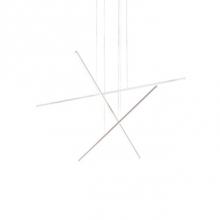 Kuzco MP18203-WH - Square Profile Linear Aluminum With Thin CablesInset Opal Polymeric DiffuserFinely Textured Plate