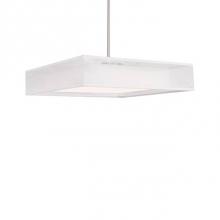 Kuzco PD14020-WH - The Black Or White Organza Shade That Covers The Concealed Aluminum And Steel Chassis Gives Depth