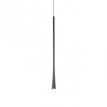 Kuzco PD15824-BK - Slightly Offset From The Suspension Cable The Die-Cast Aluminum Body Repeats Linear Verticality