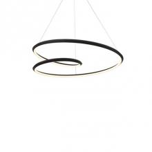 Kuzco PD22332-BK - Extruded And Rolled Triangular Aluminum LoopFlexible Silicon Rubber DiffuserPlated-And-Brushed