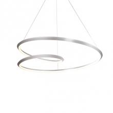 Kuzco PD22339-BN - Extruded And Rolled Triangular Aluminum LoopFlexible Silicon Rubber DiffuserPlated-And-Brushed