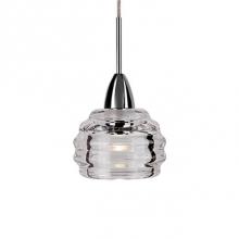 Kuzco PD54504-CH - Classic But Modern Led Single Downward Pendant, With Polished Chrome Metal Details And Elegant