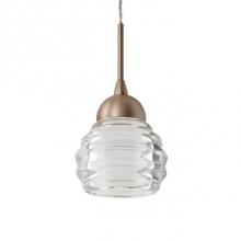 Kuzco PD54504-VB - Classic But Modern Led Single Downward Pendant, With Polished Chrome Metal Details And Elegant