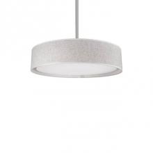 Kuzco PD7916-BG - Round Led Flush Mount With A Refined Hand Tailored Textured Fabric Shade Available In Beige,