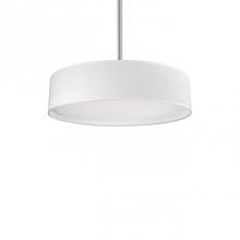 Kuzco PD7916-WH - Round Led Flush Mount With A Refined Hand Tailored Textured Fabric Shade Available In Beige,