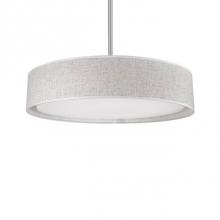 Kuzco PD7920-BG - Round Led Flush Mount With A Refined Hand Tailored Textured Fabric Shade Available In Beige,