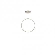 Kuzco PD82524-BN - Aluminum Ring With Circular Ceiling Mount. Circular Profile. Flexible Silicon-Rubber Diffuser.