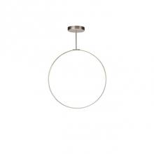 Kuzco PD82536-BN - Aluminum Ring With Circular Ceiling Mount. Circular Profile. Flexible Silicon-Rubber Diffuser.
