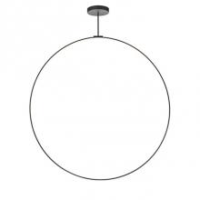 Kuzco PD82572-BK - Aluminum Ring With Circular Ceiling Mount. Circular Profile. Flexible Silicon-Rubber Diffuser.