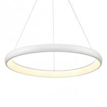 Kuzco PD82732-WH - A Curved Band Of Powder-Coated Aluminum Arcs Around A Central Void Forming And Encapsulating An