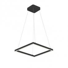 Kuzco PD85118-BK - A Suspended Rectilinear Frame Emits Soft Luminance Downward From The Continuous Perimeter Opal