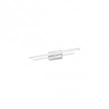 Kuzco VL18224-CH - Square Profile Linear Aluminum With RectangularWall MountOptional Adapter Plate For Larger