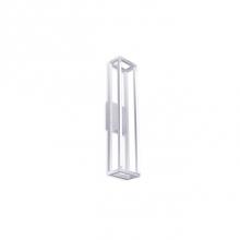 Kuzco VL34424-BN - Square Profile Linear Aluminum FrameInset Opal Polymeric DiffusersFinely Textured Plate Or