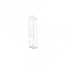 Kuzco VL34424-WH - Square Profile Linear Aluminum FrameInset Opal Polymeric DiffusersFinely Textured Plate Or