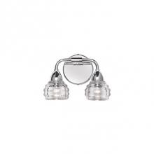 Kuzco VL54510-CH - Classic But Modern Led Two Light Vanity, Spaced Across A Sleekly Designed Horizontal Curved Rods