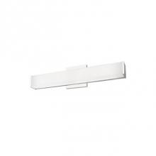 Kuzco VL62220-CH - Vl62220 - Rectangular White Acrylic Diffuser With Electroplated Formed Steel